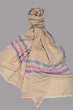Light Weight Shahmina Shahmina Beldar Stole - Toosh Brown