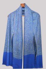 Light Weight Shahmina Jama Stole - Cobalt Blue