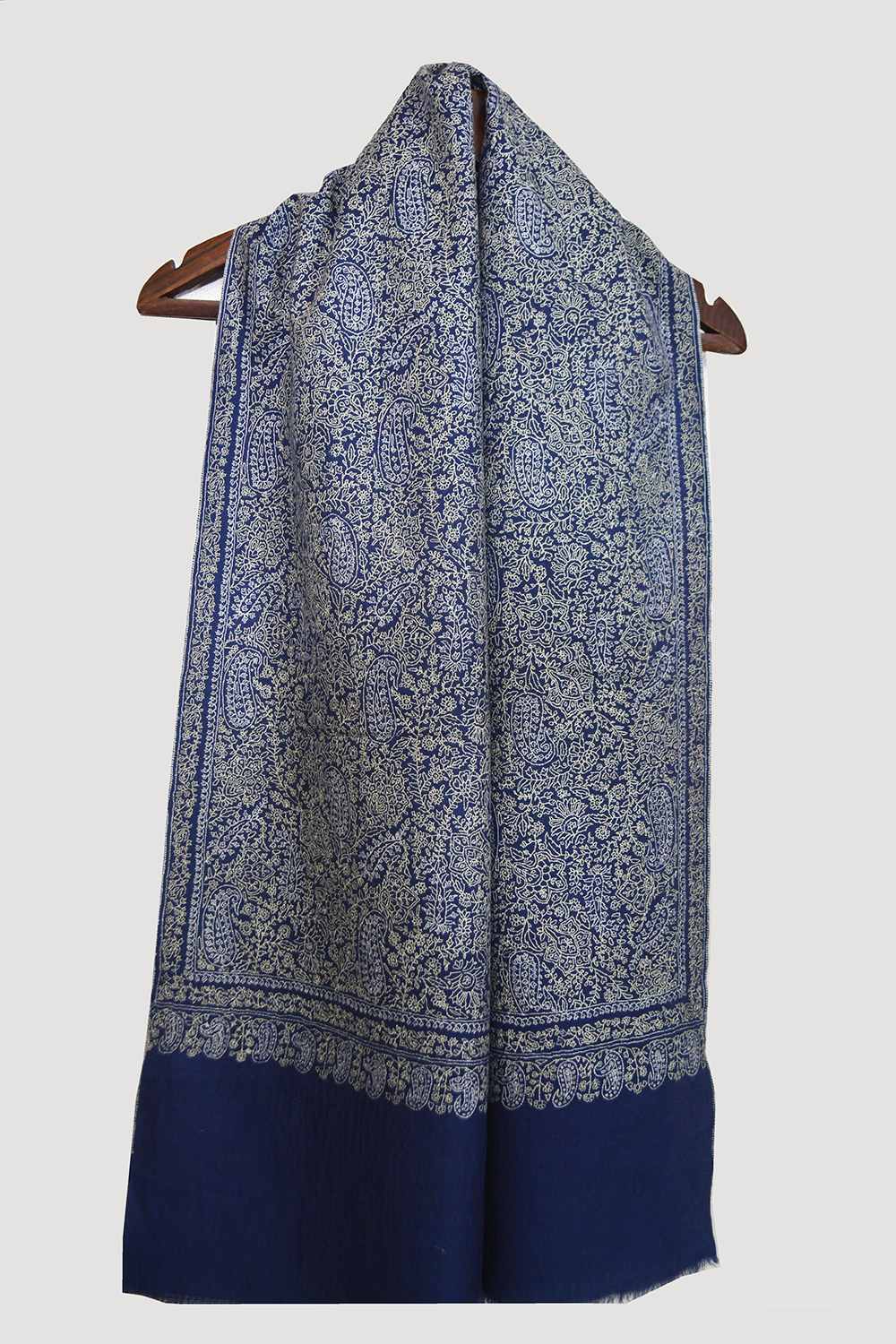 Light Weight Shahmina Jama Stole – Cerulean