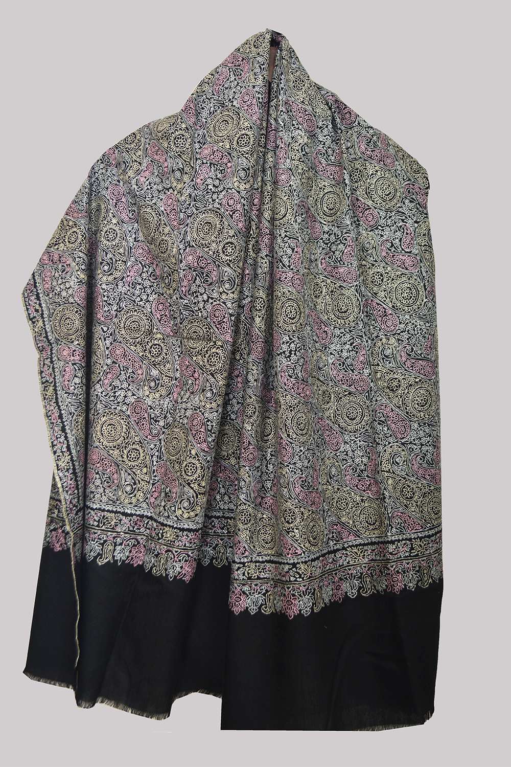 Light Weight Shahmina Jama Stole – Yin Yang