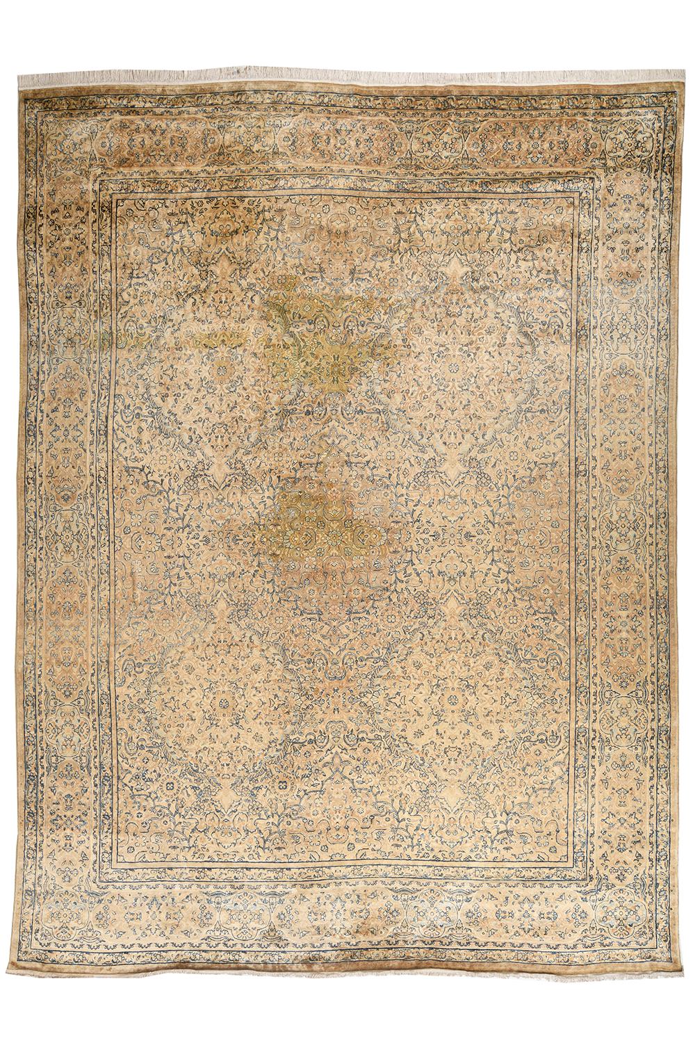 Antique Persian Laver Kerman Millefleur – Floral Riot