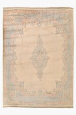 Antique Persian Laver Kerman Aubusson - Subtle