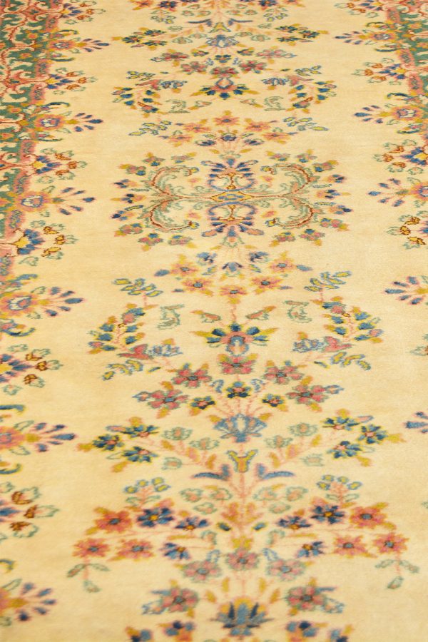 Antique Persian Laver Kerman Aubusson - Cascade
