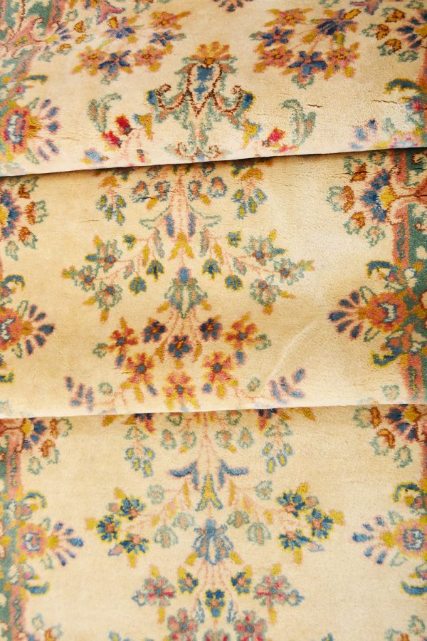 Antique Persian Laver Kerman Aubusson - Cascade