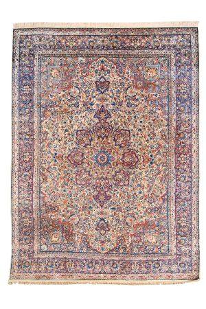 Antique Persian Laver Kerman - Fastidious