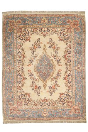 Antique Persian Laver Kerman Aubusson - Angelic