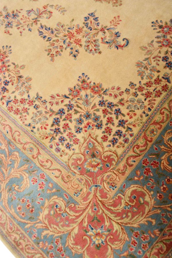 Antique Persian Laver Kerman Aubusson - Angelic