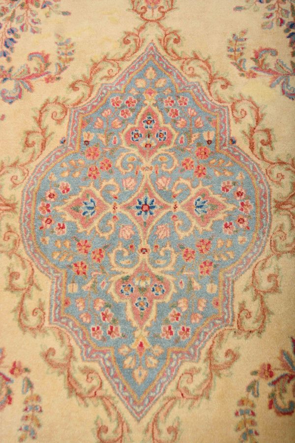 Antique Persian Laver Kerman Aubusson - Angelic
