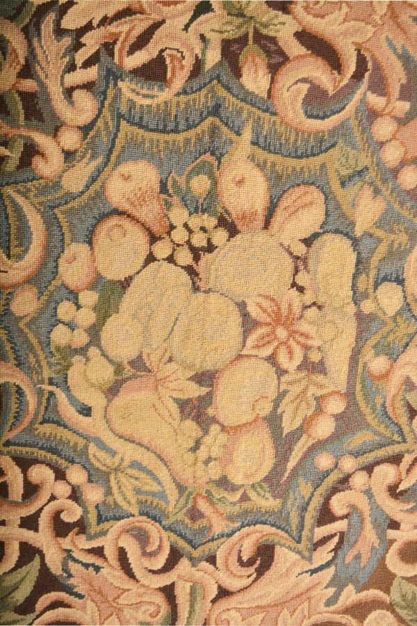 French European Aubusson Tapestry - Le Jardin