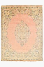Persian Laver Kerman Aubusson - Salmon Pink