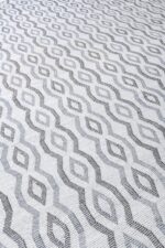 Woollen Flatweave Rug - Silver Eye