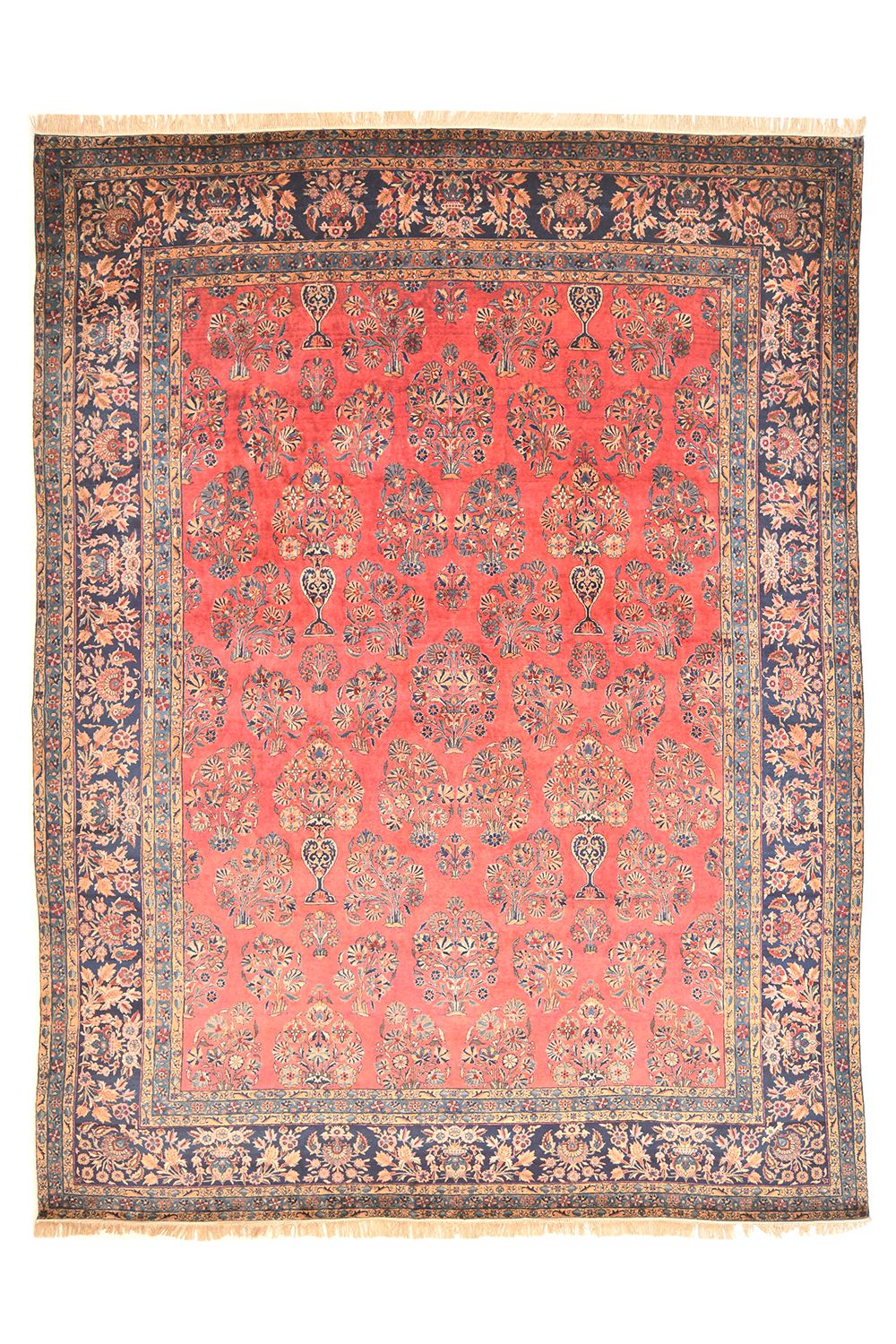Persian Kashan Revival – Lava Red