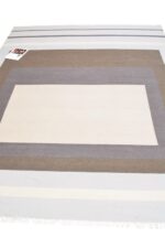 Woollen Flatweave Rug - Concentric