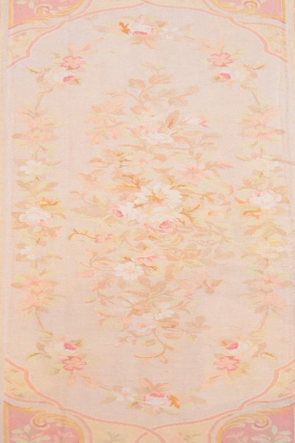 French Aubusson Needlepoint Tapestry - Bouquet