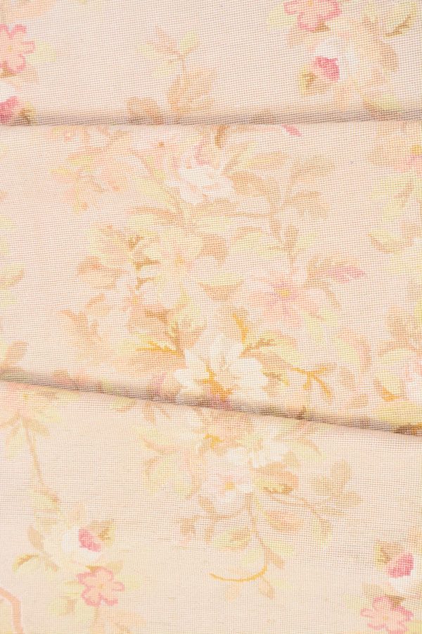 French Aubusson Needlepoint Tapestry - Bouquet