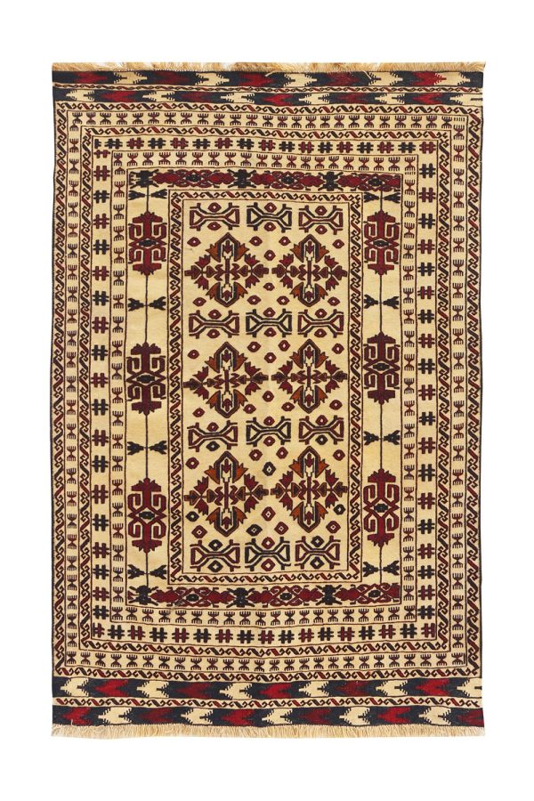 Vintage Sumak Flatweave - Hourglass