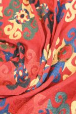 Vintage Uzbek Suzani Textile - Posh Red