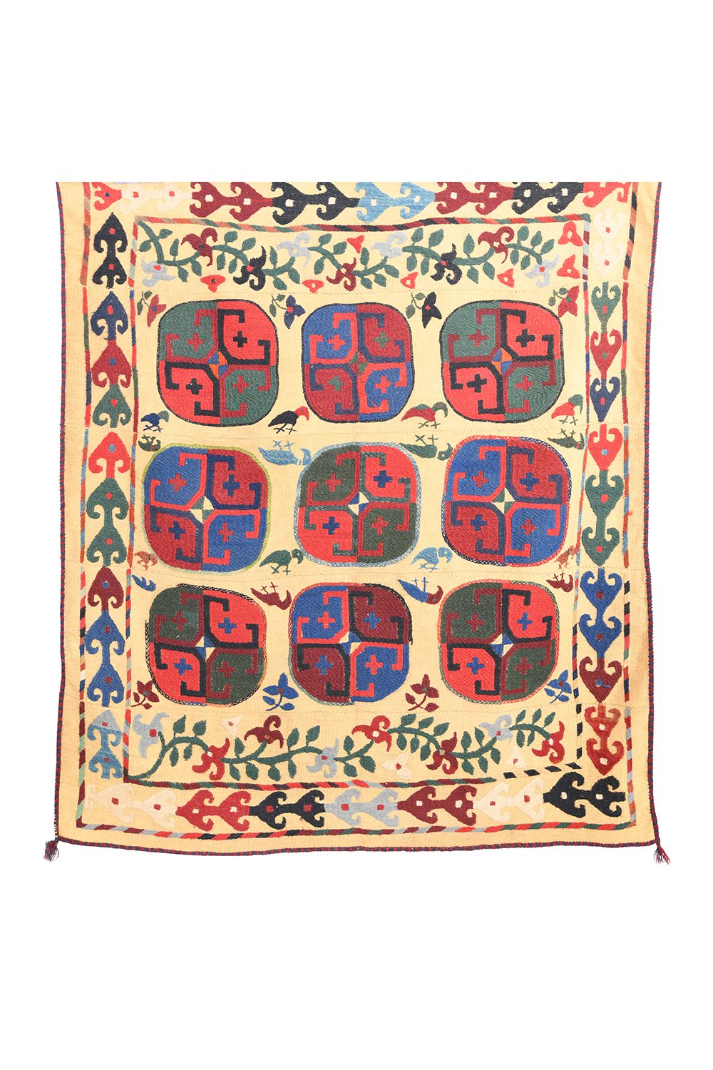 Vintage Uzbek Suzani Textile – Ying Yang