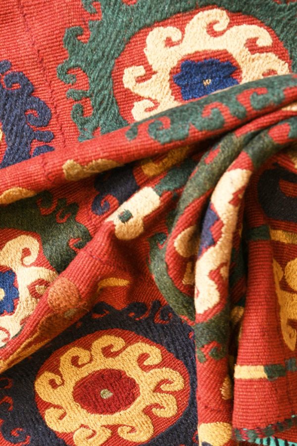 Vintage Souzani Textile - Lava Red