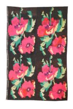 Vintage Bessarabian Kilim - Le Jardin