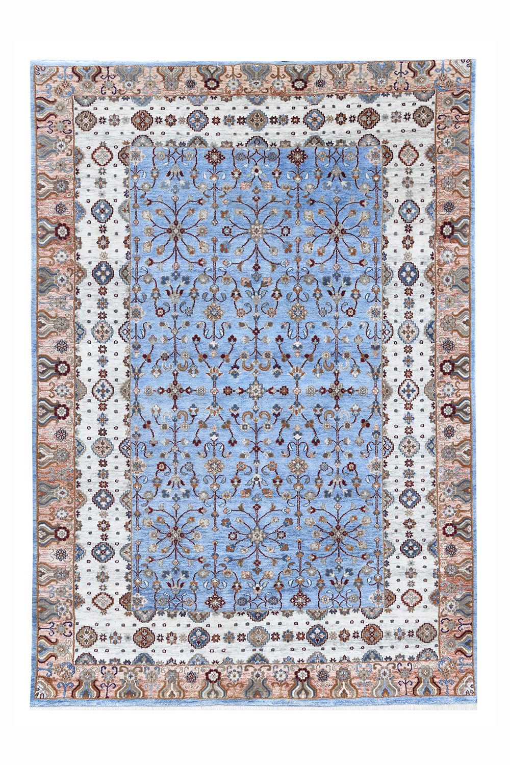 Persian Sultanabad Revival – Ocean Blue