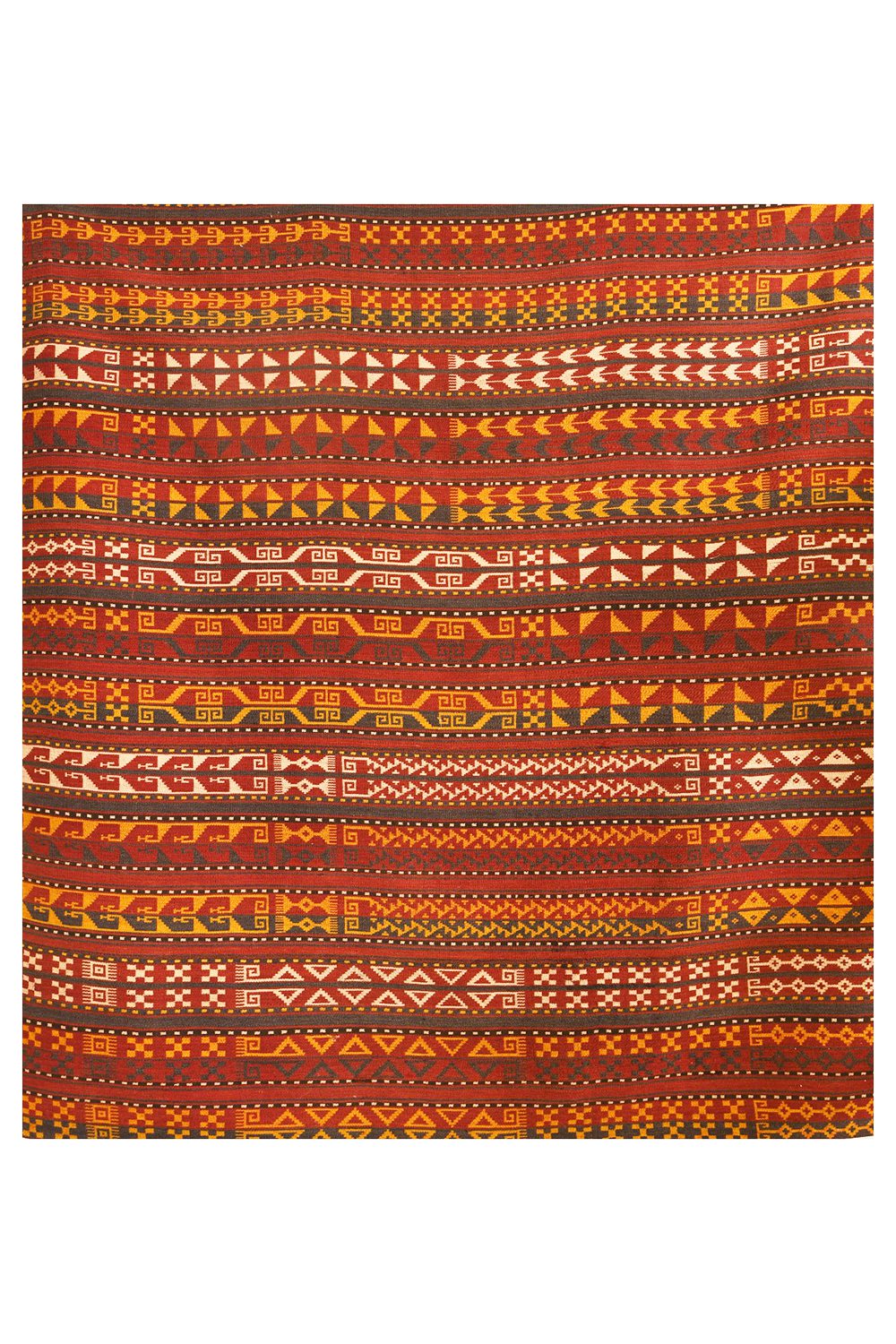 Antique Turkman Kilim – Triangles