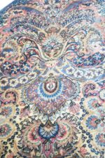 Antique Persian Laver Kerman - Expansive