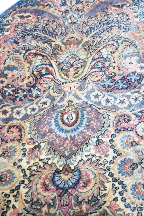Antique Persian Laver Kerman - Expansive
