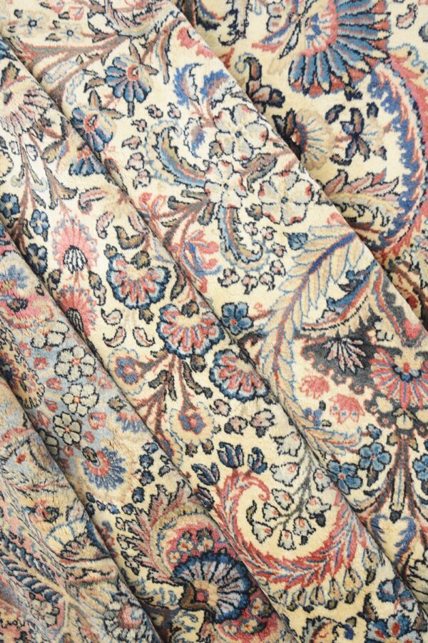Antique Persian Laver Kerman - Expansive