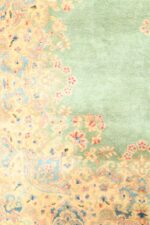 Persian Laver Kerman Aubusson - Sea Green