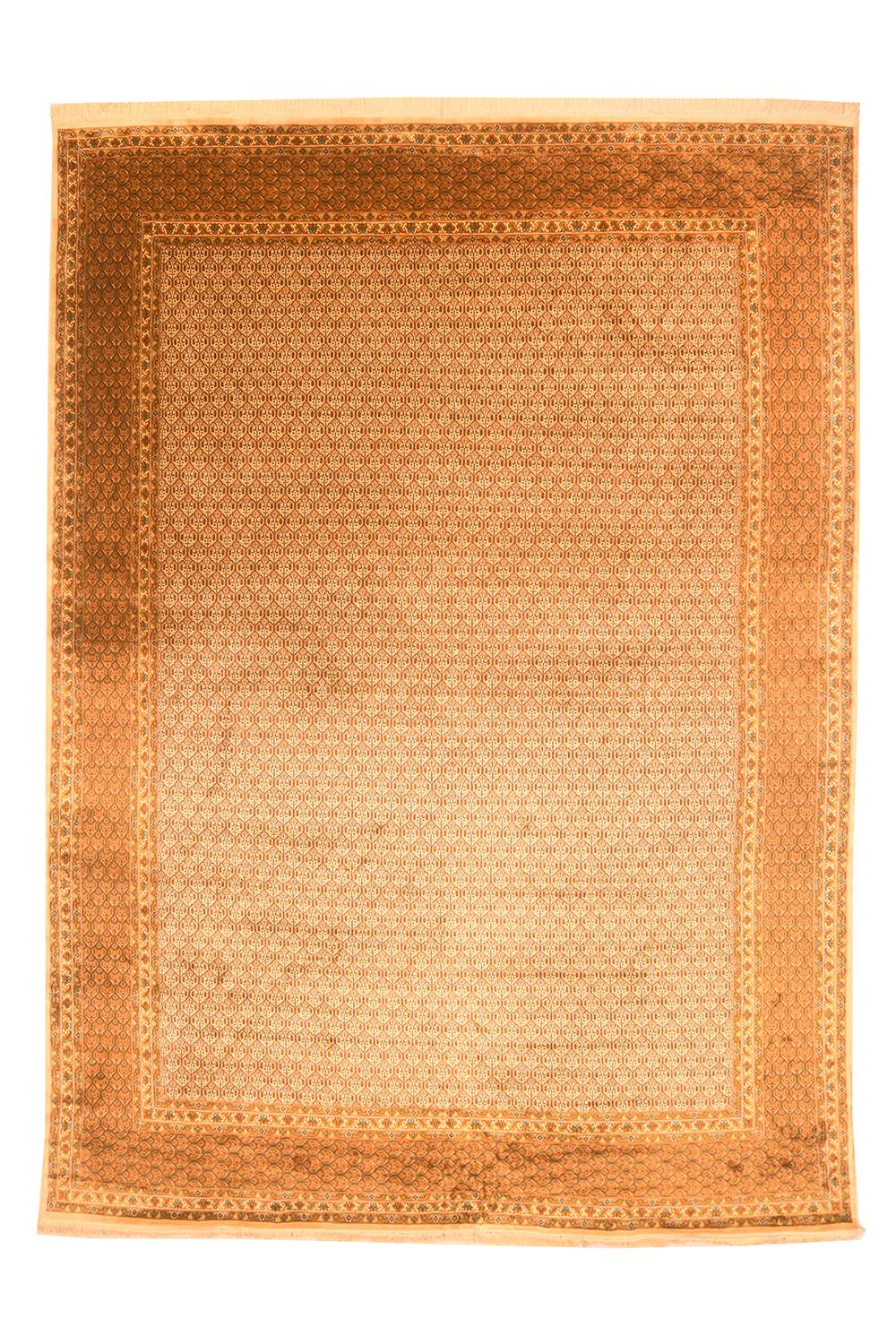 Silk On Sik Paisley Senneh – Golden Brown