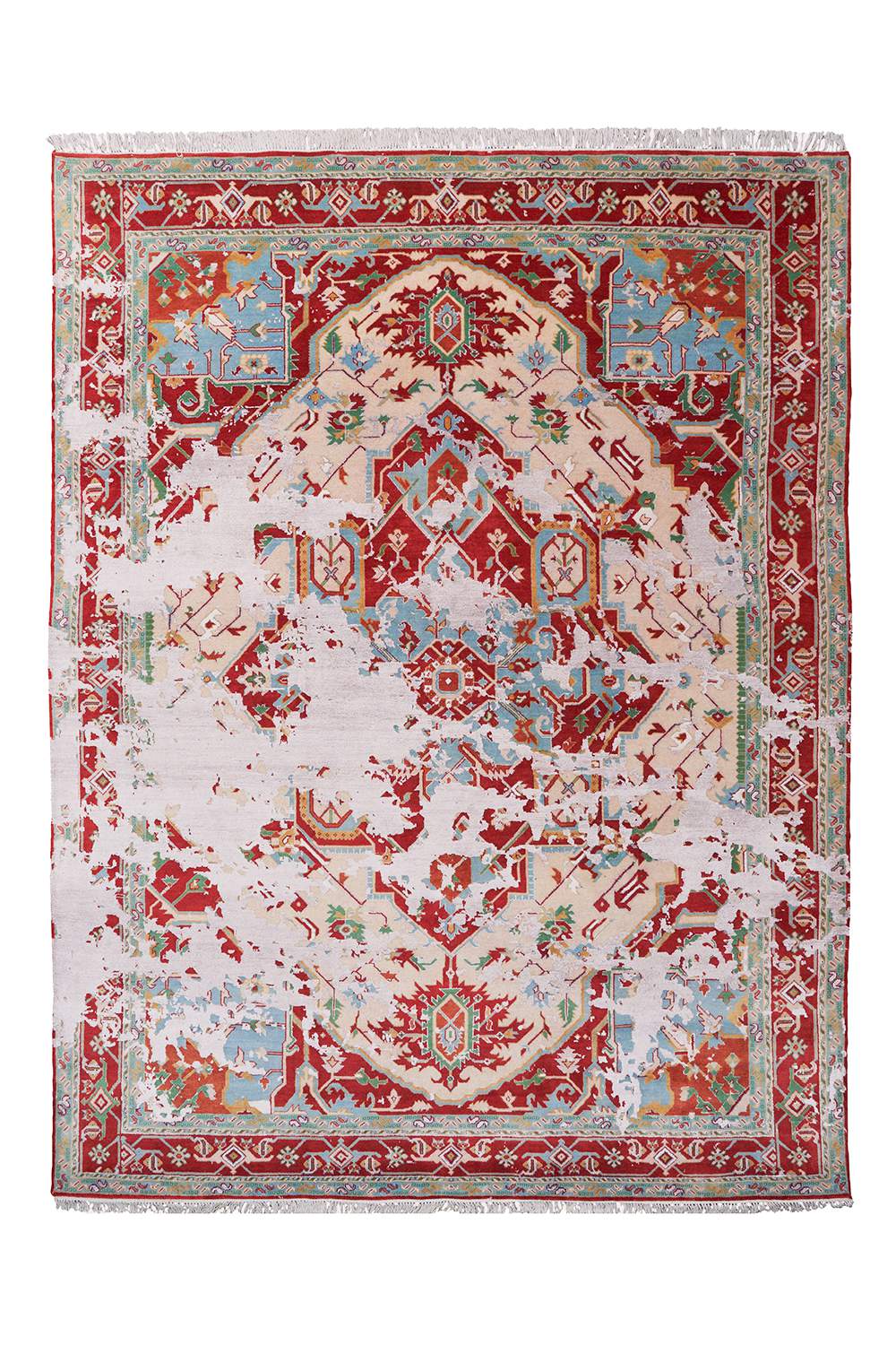 Erased Persian Heriz Collection – Whisper