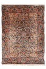 Antique Persian Laver Kerman - Fleur du Sol