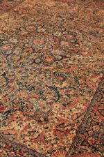 Antique Persian Laver Kerman - Fleur du Sol