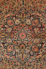 Antique Persian Laver Kerman - Fleur du Sol