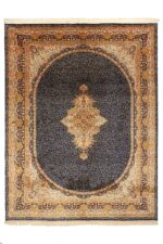 Superfine Silk on Silk Tabriz - Midnight