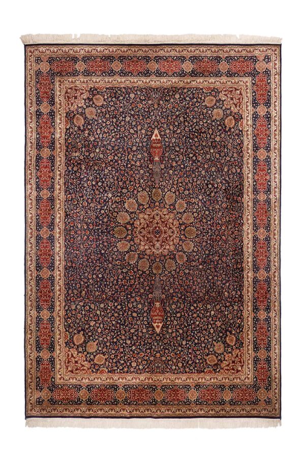 Superfine Silk on Silk Ardabil - Dark Knight