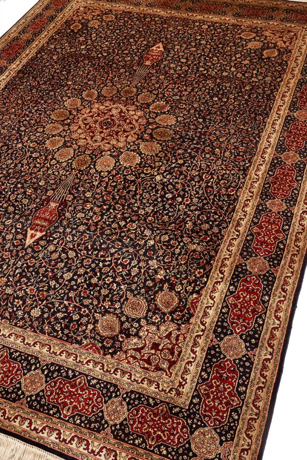 Superfine Silk on Silk Ardabil - Dark Knight