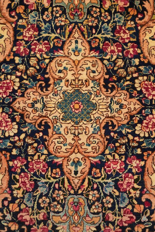 Antique Persian Laver Kerman - Ghazal