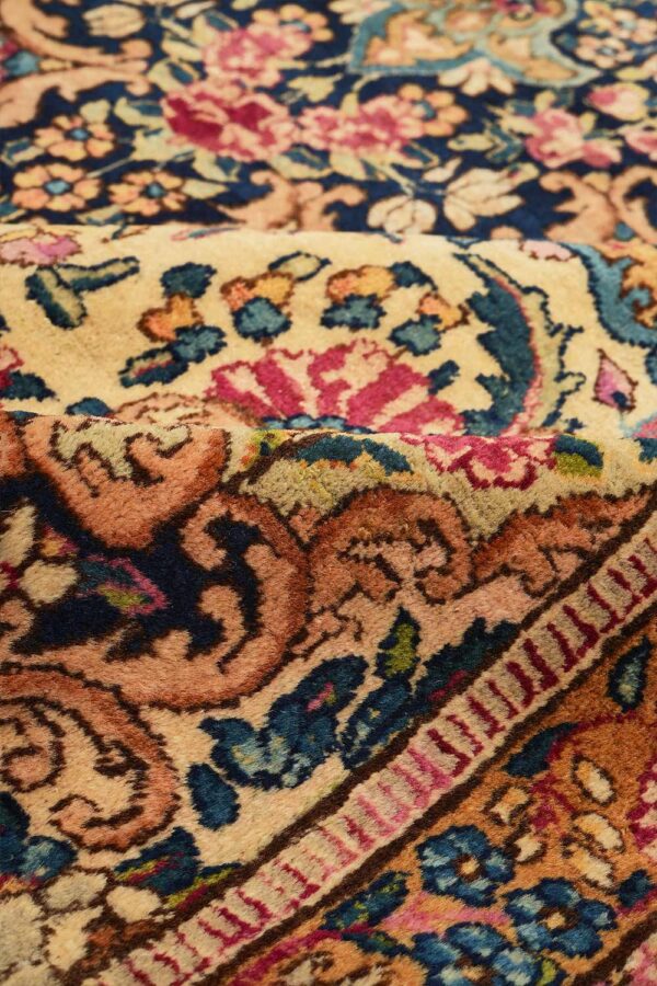 Antique Persian Laver Kerman - Ghazal