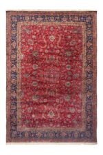 Antique Persian Tabriz - Scarlet Dreams