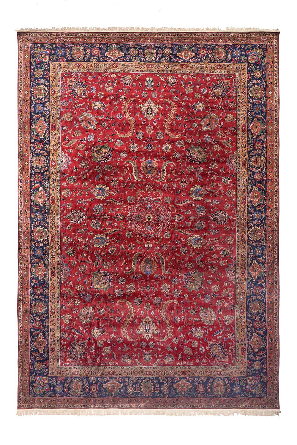 Antique Persian Tabriz – Scarlet Dreams