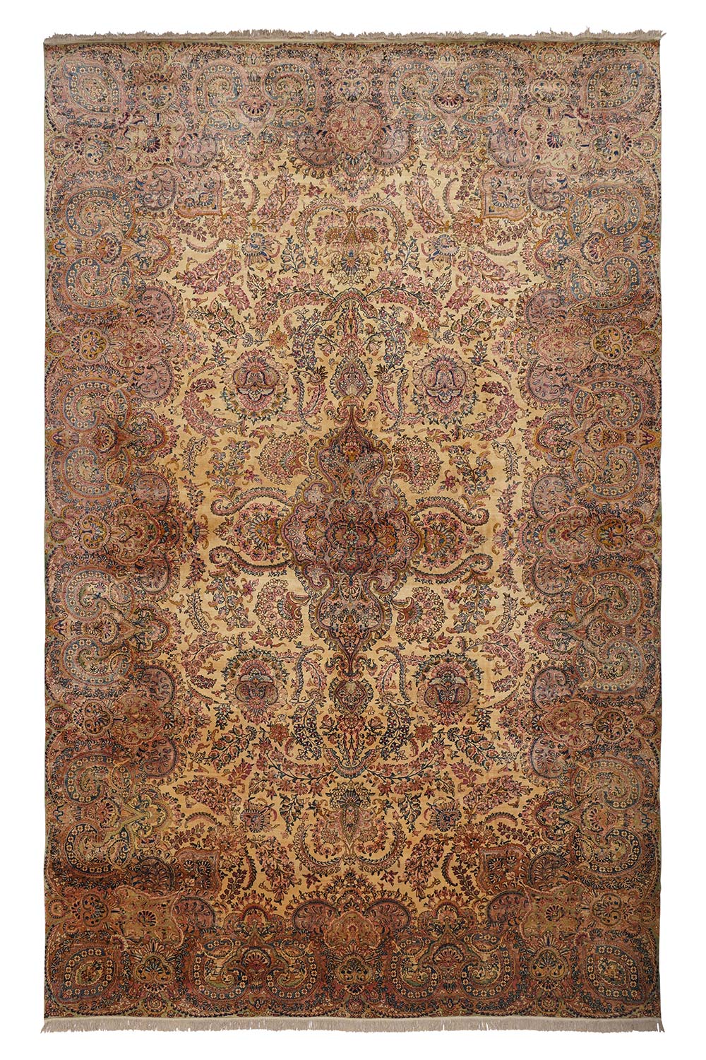 Antique Persian Laver Kerman – Jannat