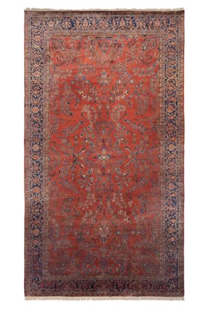 Antique Persian Saroukh - Crimson Canvas