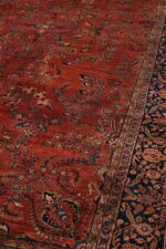 Antique Persian Saroukh - Crimson Canvas