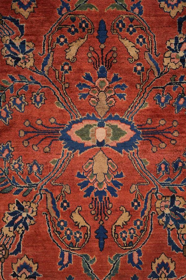 Antique Persian Saroukh - Crimson Canvas