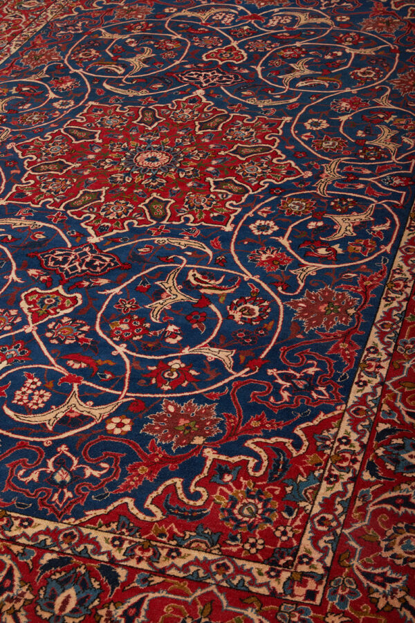 Antique Isfahan - Indigo Serafian