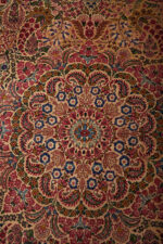 Antique Persian Laver Kerman - Mandala
