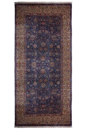 Antique Persian Laver Kerman - Yezd
