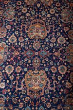 Antique Persian Laver Kerman - Yezd